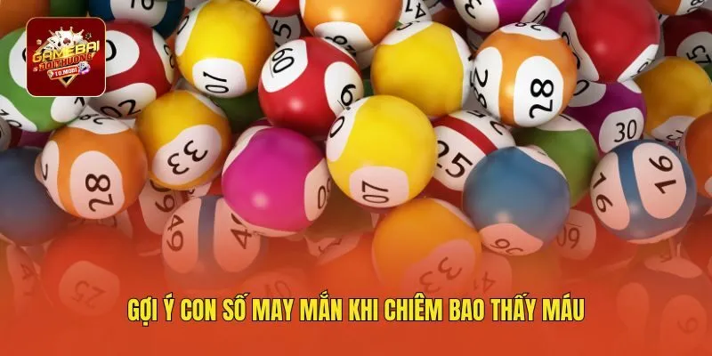 Gợi ý con số may mắn khi chiêm bao thấy máu