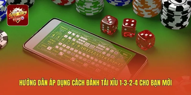 Hướng dẫn áp dụng cách đánh tài xỉu 1-3-2-4 cho bạn mới